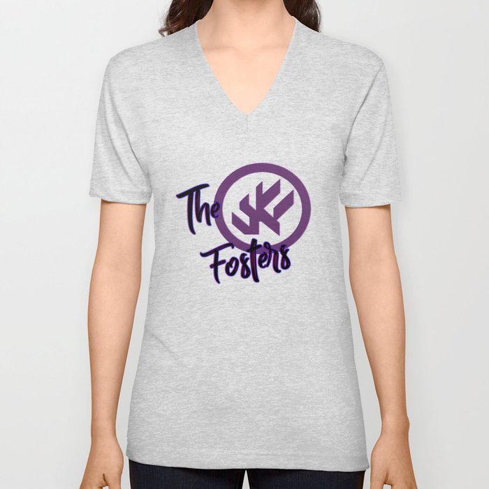 The Fosters Band Shirt - "The Ultimate Wingman" Klance Fic (Color Logo) V Neck T Shirt