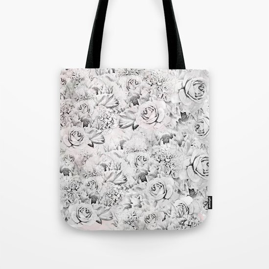 White roses Tote Bag