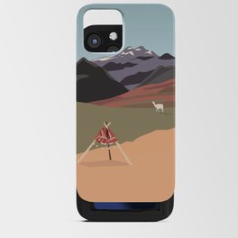 Llama in the Sacred Valley, Peru iPhone Card Case