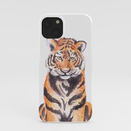 Watercolor Tiger iPhone Case