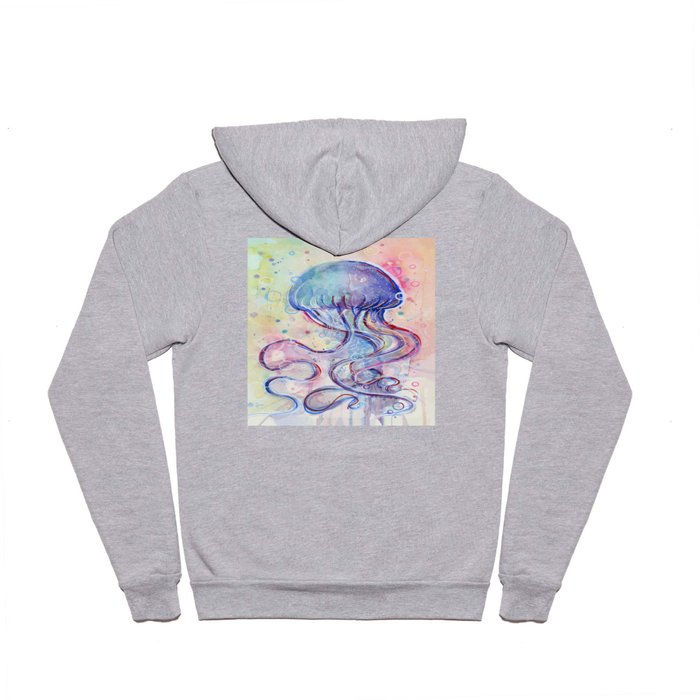 Jellyfish Watercolor Hoody