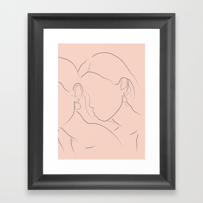 You and I Framed Art Print