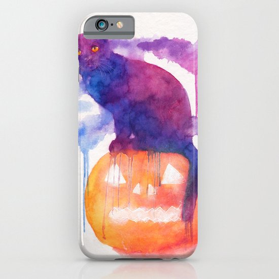 Halloween cat iPhone & iPod Case