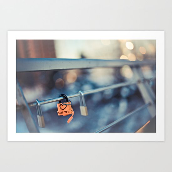 Miss You Art Print