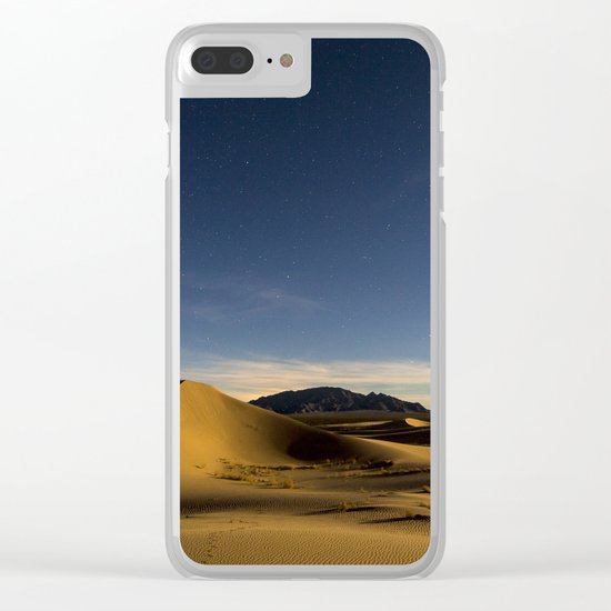 Sand Dunes & Night Sky Clear iPhone Case