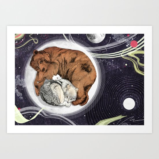 Moon Art Print