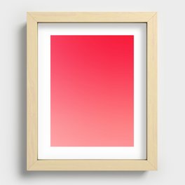 2    Red Gradient Aesthetic 220521 Valourine Digital  Recessed Framed Print