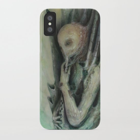 The Bagpipe player iPhone Case