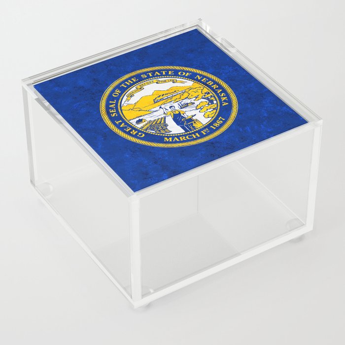 State Flag of Nebraska Acrylic Box