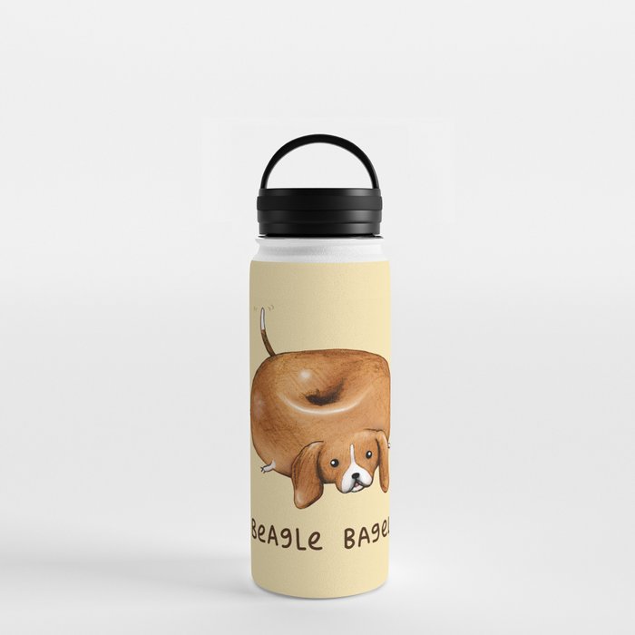 Beagle Bagel Water Bottle