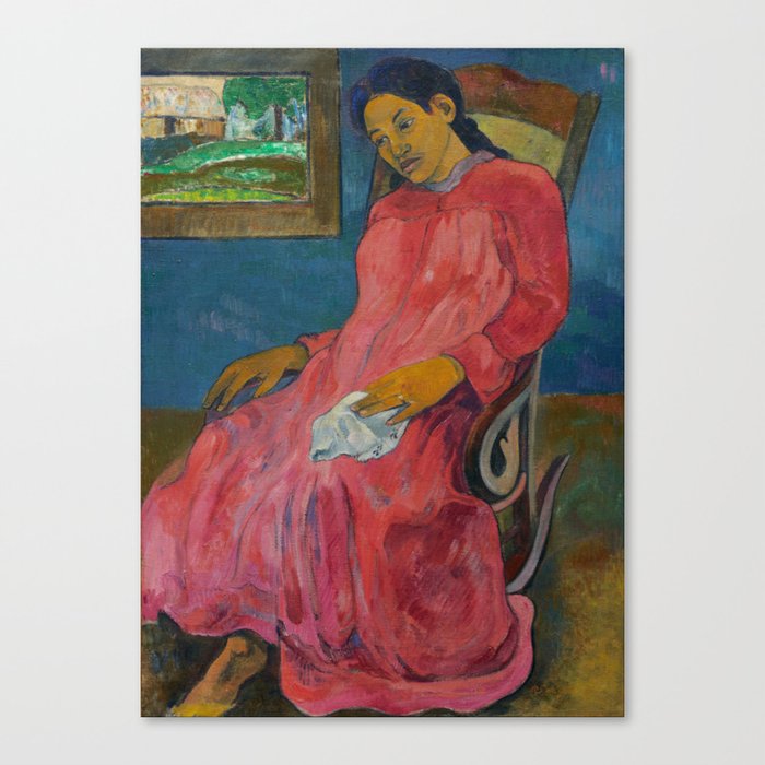 Paul Gauguin - Faaturama (Melancholic) 1891 Canvas Print