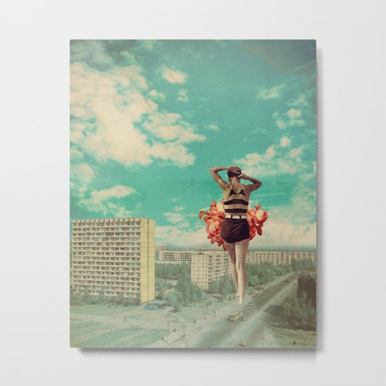 Coming Back Metal Print