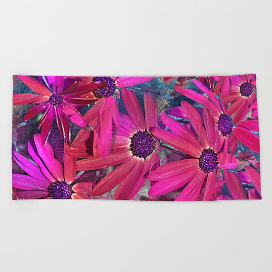 Flower carpet(58) Beach Towel