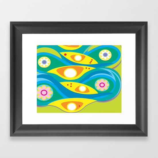 Surf Framed Art Print