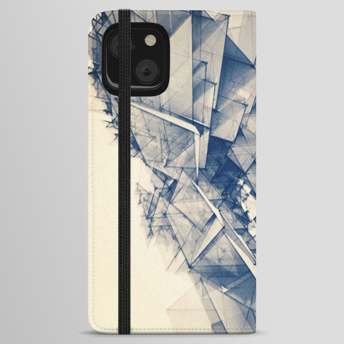 Polygon Tower iPhone Wallet Case