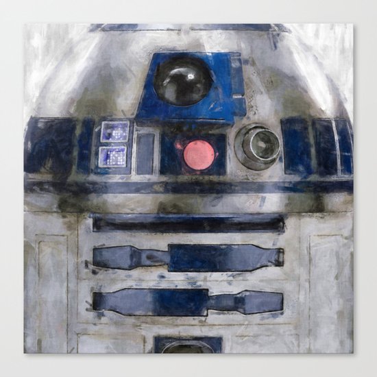 R2D2 Droid Robot StarWars Canvas Print