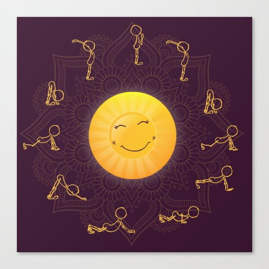 Sun Salutation Canvas Print