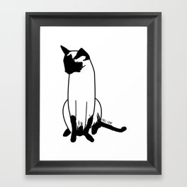 CAT Framed Art Print