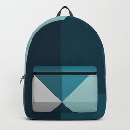 Geometric 1701 Backpack | Midcentury, Midcenturymodern, Illustration, Modern, Curated, Graphicdesign, Digital, Abstractlandscape, Vector, Abstractart 