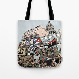 Cuban revolution Tote Bag