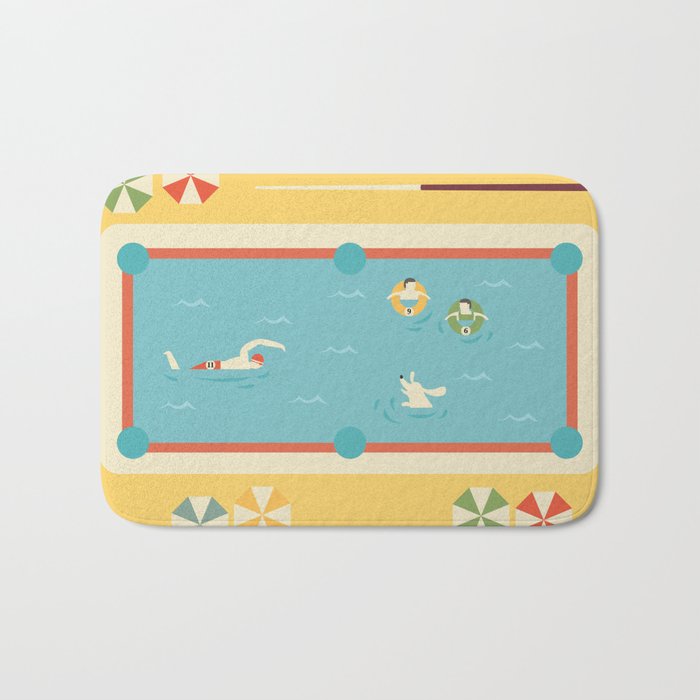 Pool Party Bath Mat