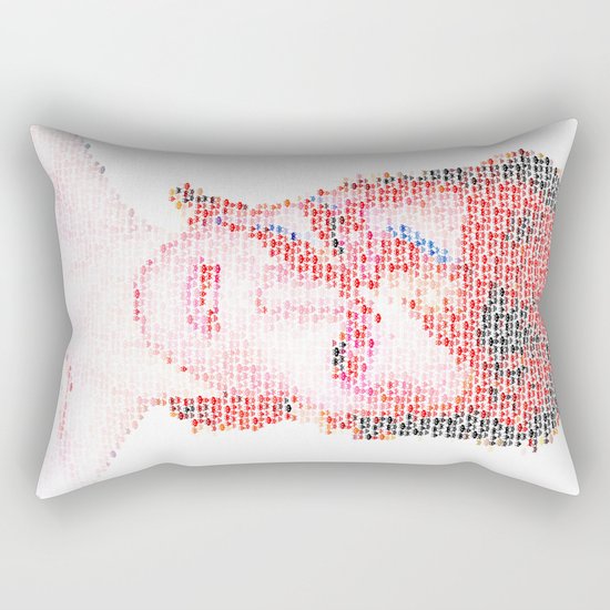 SPACE INVADING ODDITY Rectangular Pillow