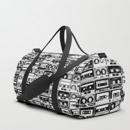 Something Nostalgic - black and white #decor #society6 #buyart Duffle Bag