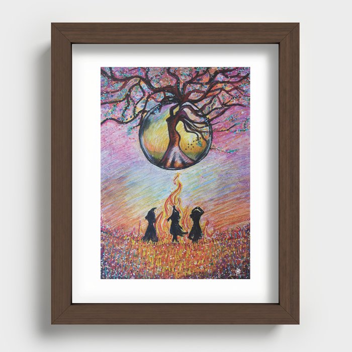 The Spiritual Souls Will Rise  Recessed Framed Print