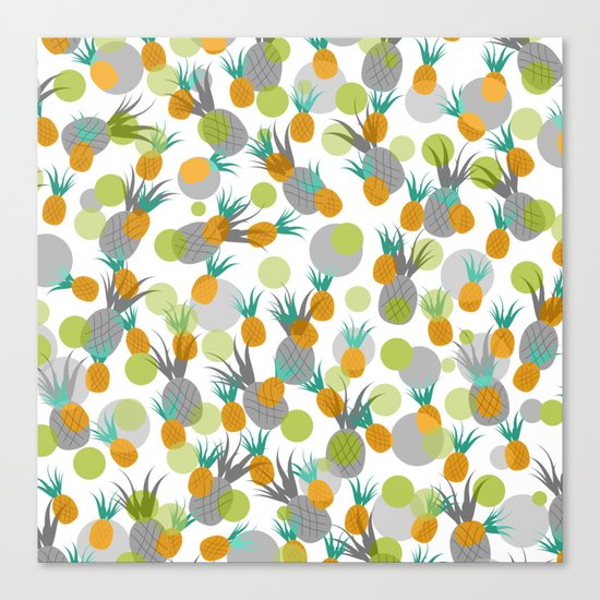 Pineapple Storm Canvas Print