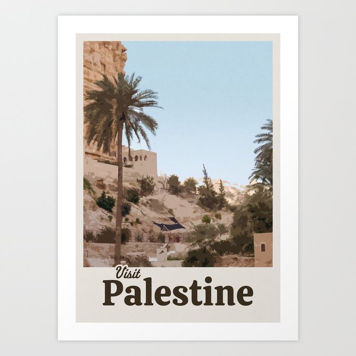 Visit Palestine Art Print
