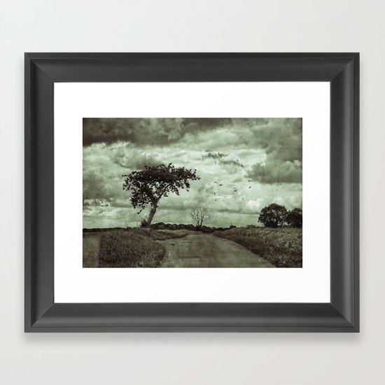 The Lonely Road Framed Art Print
