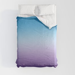 Hydrangea Blue And Purple Ombre Comforter