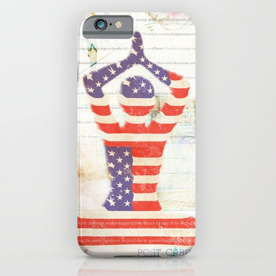 Americana Yoga iPhone & iPod Case