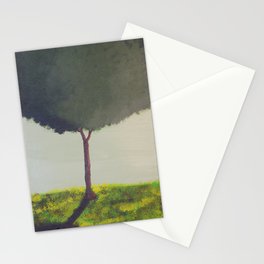 Green Tree Stationery Cards