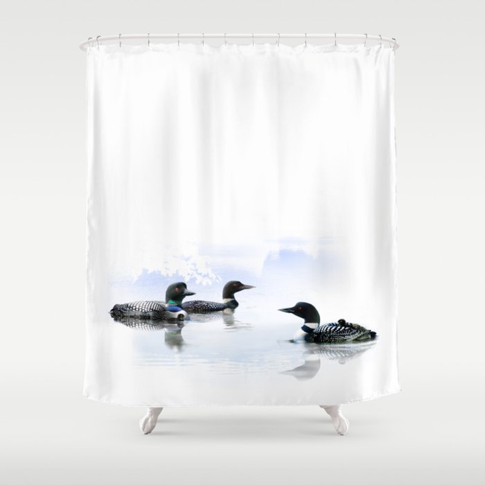 Loons Shower Curtain