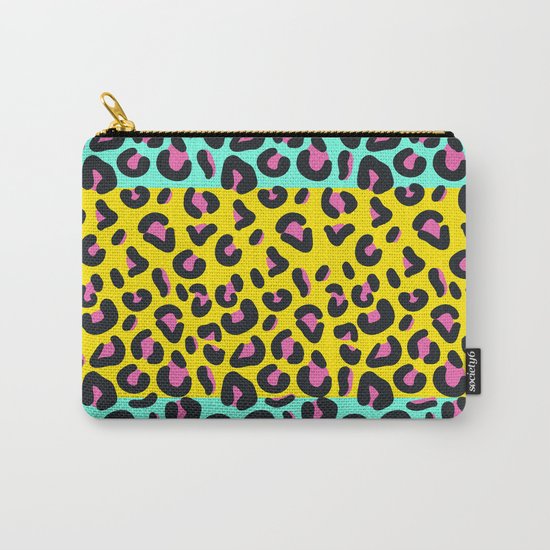 Abstract Leopard Pattern Carry-All Pouch