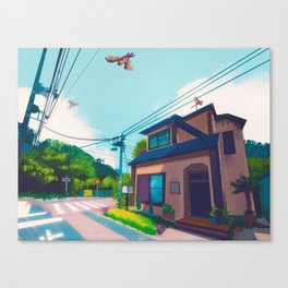 Blue's house - Kanto in real life Canvas Print