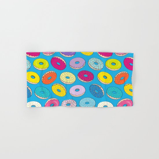 Donuts In The Sky By Everett Co Hand & Bath Towel