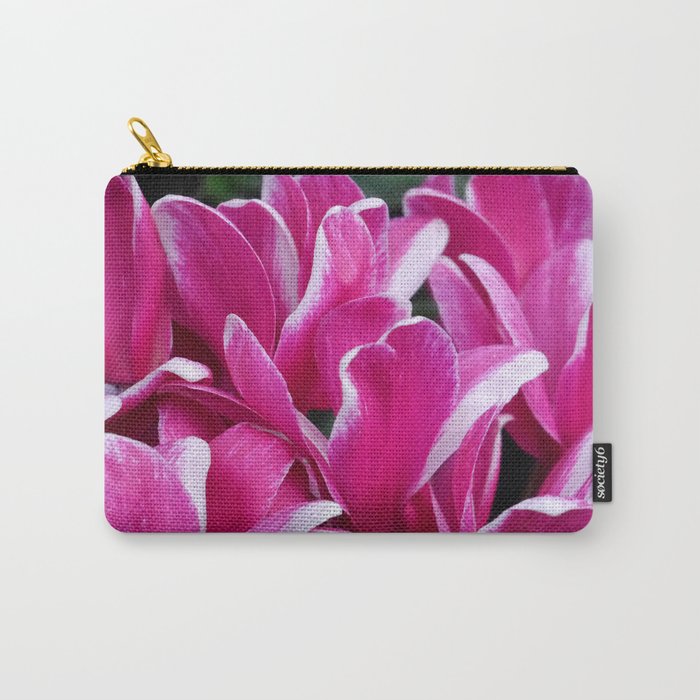 Cyclamen - Floral Carry-All Pouch