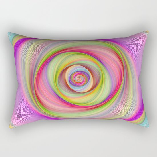 Magnetic storm Rectangular Pillow