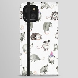 I love Opossum White Background  iPhone Wallet Case