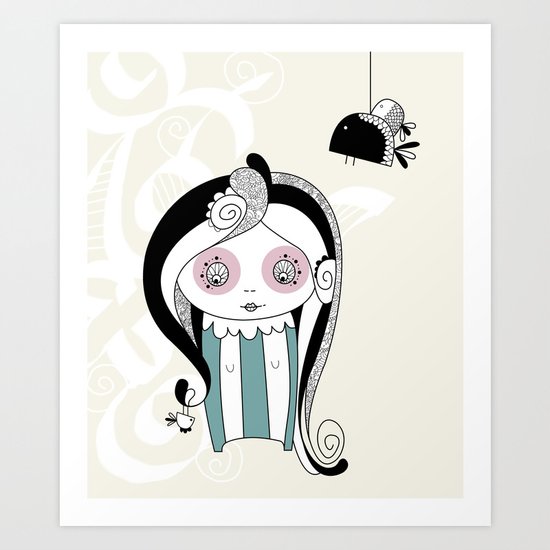 isuoiamici (her friends) Art Print