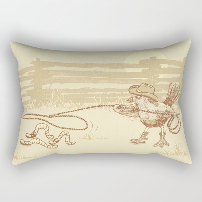 Cowbird Rectangular Pillow