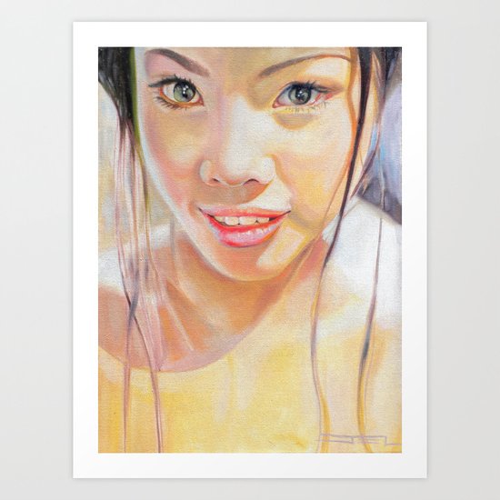 Smile Art Print