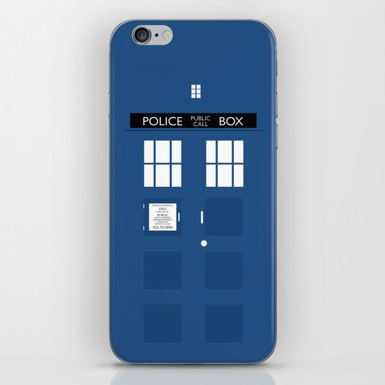 Tardis - Minimalist iPhone & iPod Skin