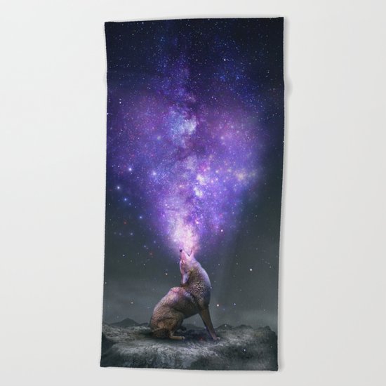 All Things Share the Same Breath Beach Towel