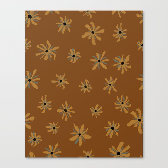 Eclectic Sunflowers Canvas Print