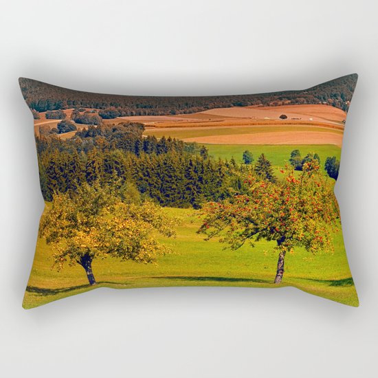 Two rival trees Rectangular Pillow