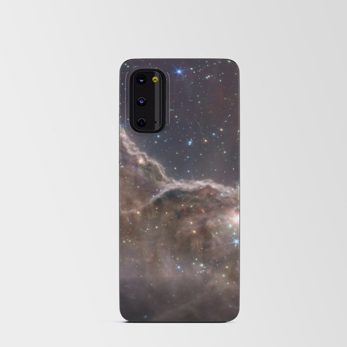 Cosmic Cliffs Carina Nebula Nircam MIRI composite Android Card Case