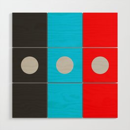 From the series COLORED ELLIPSIS... Wood Wall Art